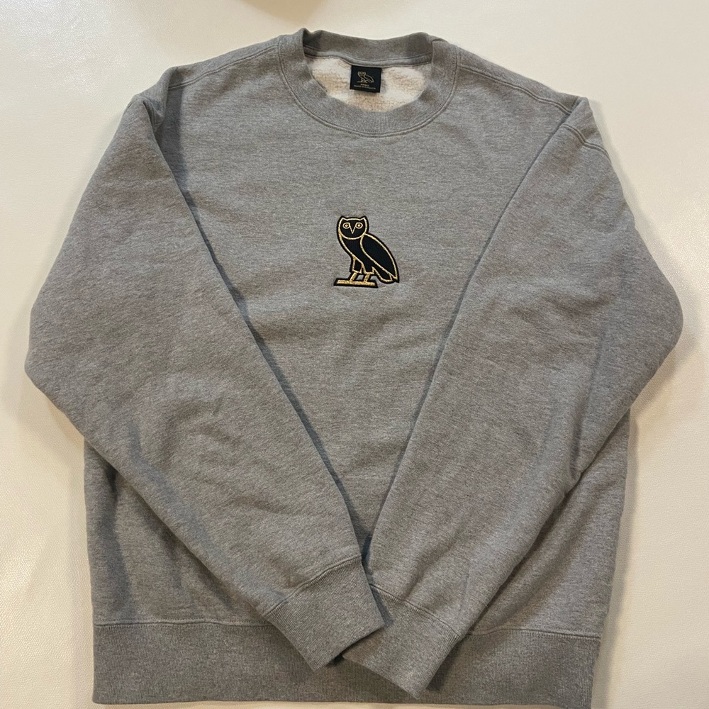 OVO October’s Very Own grey owl sweatshirt by Drake